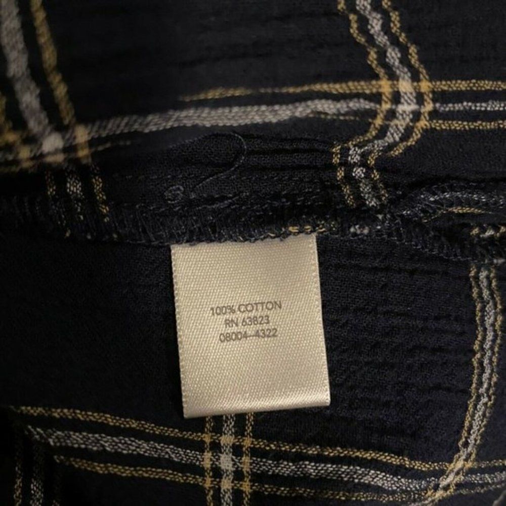 Christopher & Banksblue Windowpane Plaidblouse — image 3 of 5